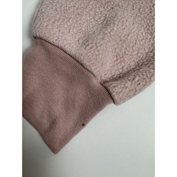 WEF Wellington Crop Crewneck Sweatshirt Women’s Small Pink Alternative Fuzzy - Picture 8 of 8